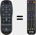 Comando &agrave; dist&acirc;ncia substituto de PIN002