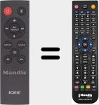 Comando &agrave; dist&acirc;ncia substituto de REMCON1532