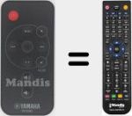 Comando à distância substituto de WZ34080 (WZ340800)