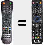 Comando à distância substituto de 02-26LED115B4