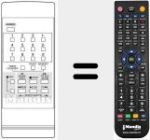 Comando &agrave; dist&acirc;ncia substituto de REMCON167