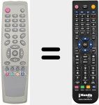 Comando à distância substituto de REMCON785