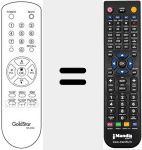 Comando à distância substituto de 105230A