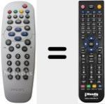 Comando &agrave; dist&acirc;ncia substituto de REMCON762