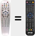 Comando à distância substituto de REMCON656