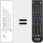 Comando &agrave; dist&acirc;ncia substituto de REMCON166