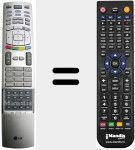 Comando à distância substituto de REMCON020