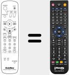 Comando à distância substituto de 597086G