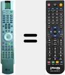 Comando à distância substituto de 6710T00009D