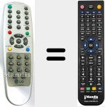 Comando à distância substituto de 6710V00044L