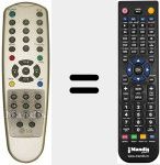 Comando à distância substituto de 6710V00044W