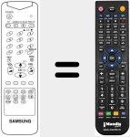 Comando à distância substituto de TM48 (AA5910032W)