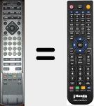 Comando &agrave; dist&acirc;ncia substituto de NLC30PA