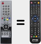 Comando à distância substituto de RC L-06 (8484401)