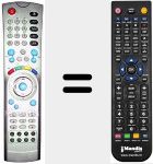 Comando &agrave; dist&acirc;ncia substituto de REMCON659