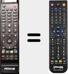 Comando &agrave; dist&acirc;ncia substituto de AMI001