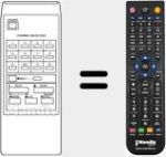 Comando à distância substituto de RC 81 (RC31)