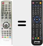 Comando &agrave; dist&acirc;ncia substituto de REMCON174