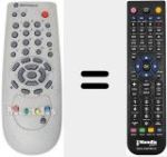 Comando à distância substituto de REMCON1306