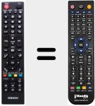 Comando &agrave; dist&acirc;ncia substituto de CBL39B980S