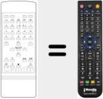 Comando à distância substituto de REMCON492