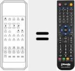 Comando &agrave; dist&acirc;ncia substituto de REMCON655