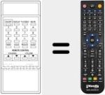 Comando à distância substituto de REMCON133