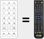 Comando &agrave; dist&acirc;ncia substituto de REMCON729