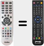 Comando à distância substituto de REMCON1337