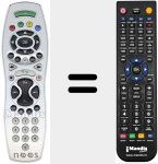 Comando à distância substituto de REMCON805