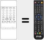Comando &agrave; dist&acirc;ncia substituto de REMCON960