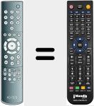 Comando &agrave; dist&acirc;ncia substituto de REMCON478