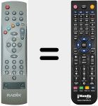 Comando &agrave; dist&acirc;ncia substituto de REMCON1391