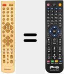 Comando &agrave; dist&acirc;ncia substituto de REMCON861