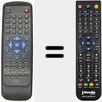 Comando &agrave; dist&acirc;ncia substituto de REMCON909