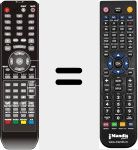 Comando à distância substituto de TFD2208