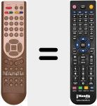 Comando &agrave; dist&acirc;ncia substituto de REMCON821