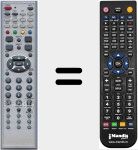 Comando à distância substituto de RC00049