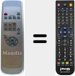 Comando &agrave; dist&acirc;ncia substituto de P42HHS10ES