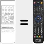 Comando à distância substituto de REMCON1244