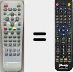 Comando à distância substituto de PASR42E00D