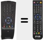 Comando &agrave; dist&acirc;ncia substituto de TELE PILOT 760S (238000060200)