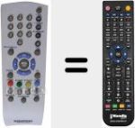 Comando à distância substituto de Tele Pilot 1010 (720117140600)