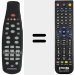 Comando à distância substituto de DTR1200 (759909010100)