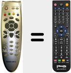 Comando &agrave; dist&acirc;ncia substituto de REMCON1071