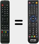 Comando &agrave; dist&acirc;ncia substituto de 24HL5309F