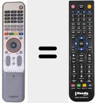 Comando à distância substituto de RC 539 (014001940)