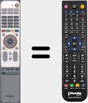 Comando à distância substituto de NR301