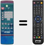 Comando &agrave; dist&acirc;ncia substituto de REMCON1164