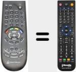 Comando &agrave; dist&acirc;ncia substituto de REMCON1324